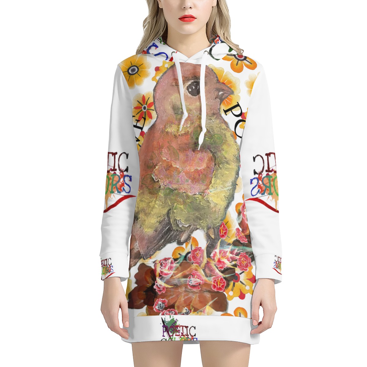 LOVE & POWER Hoodie Dress