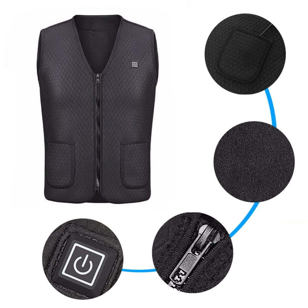 Outdoor USB Infrared Heating Vest